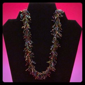 Beaded necklace.